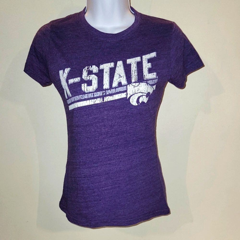 Kansas State distressed screenprinted 👕 by BOX SEAT